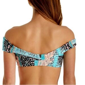 NWT - Seafolly Moroccan Moon Off The Shoulder Bikini Swim Top Size US 8 (AU 12)
